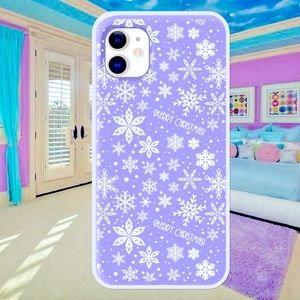New Purple Christmas Snowflake Case ❄️💜❄️